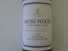 Moss Wood-Semillon- Sauvignon 18